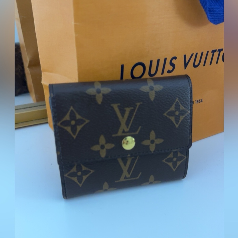 Louis Vuitton Monogram Porte Monnaie Bier Cartes Wallet